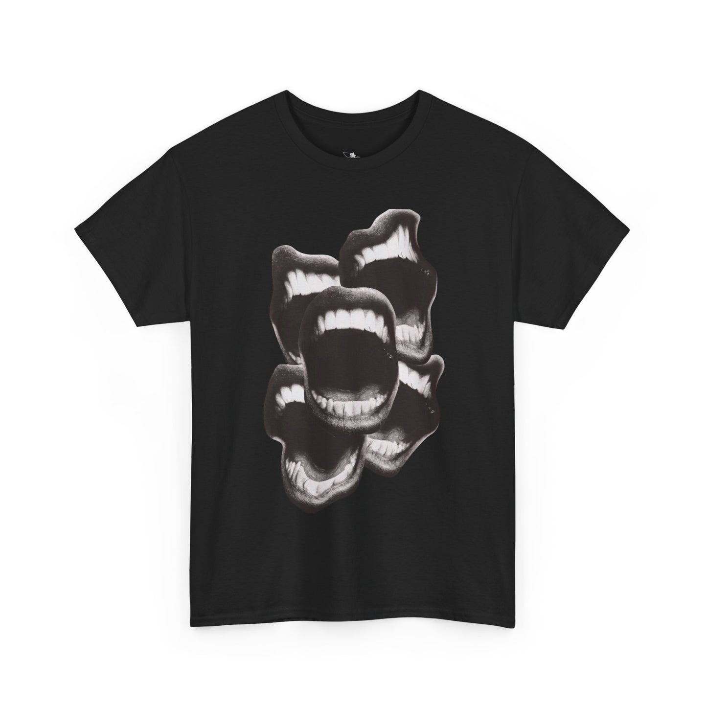 Bold Expression Unisex Heavy Cotton Tee - Graphic Teeth Print