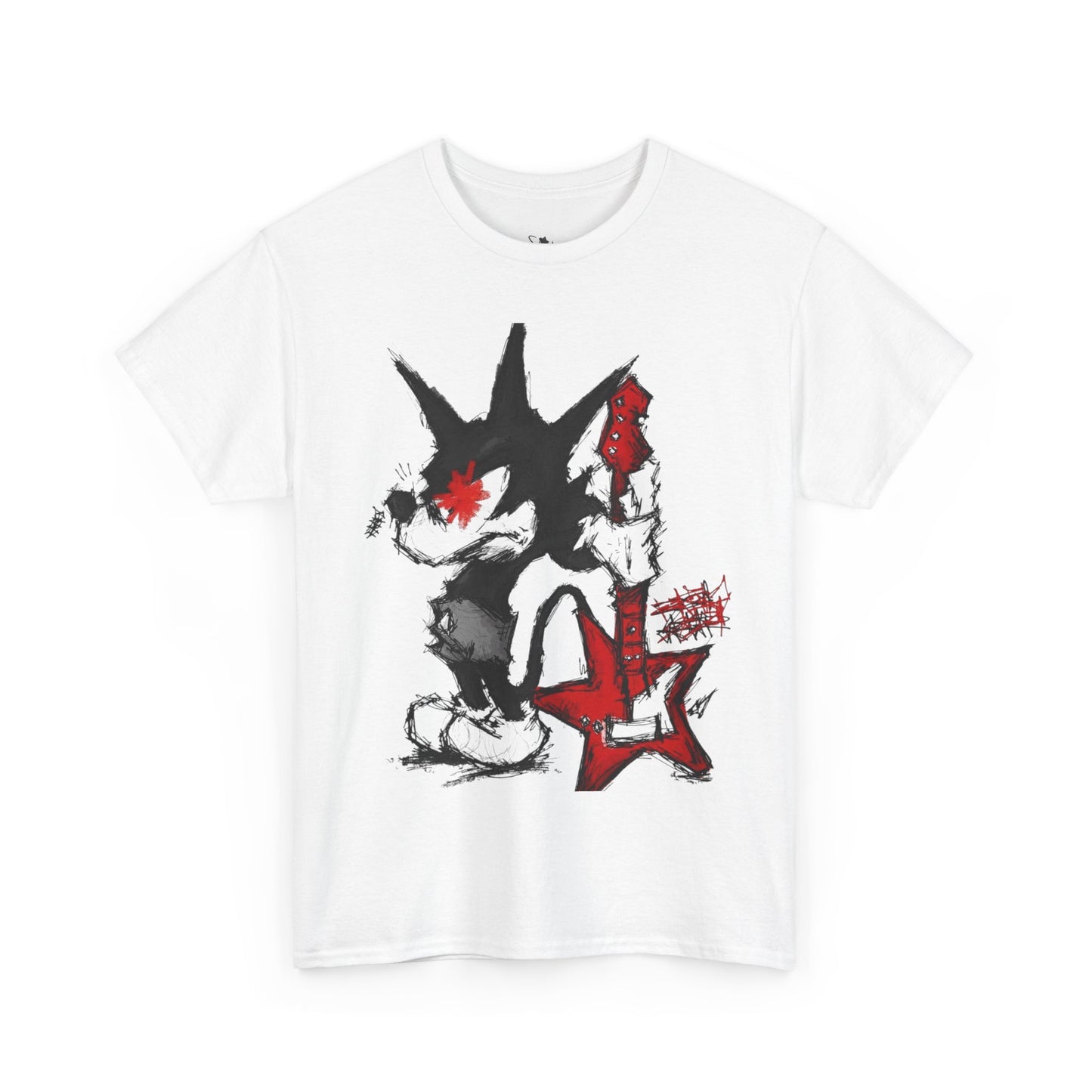 Heavy Cotton Tee - Edgy Graphic T-Shirt