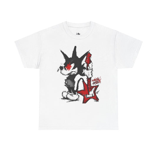 Heavy Cotton Tee - Edgy Graphic T-Shirt