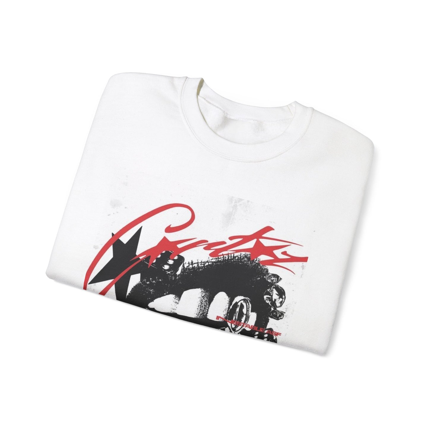 Artistic Graffiti-Inspired Crewneck Sweatshirt