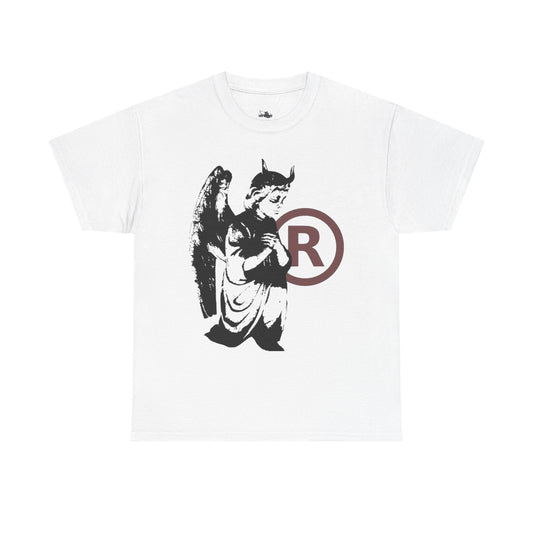 Heavy Cotton Tee - Guardian Angel Design